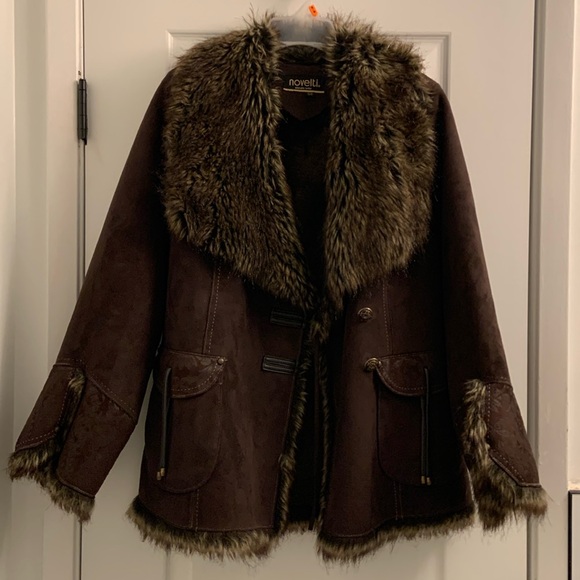 novelti Jackets & Blazers - Faux suede and fur jacket - Novelti